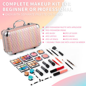 Hot Sugar All In One Makeup Set brush set ready for precise application.