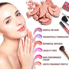 Hot Sugar All In One Makeup Set built-in mirror for quick checks.