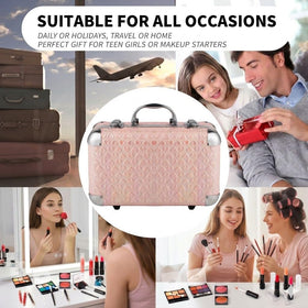 Hot Sugar All In One Makeup Set travel-friendly case keeps essentials organized.
