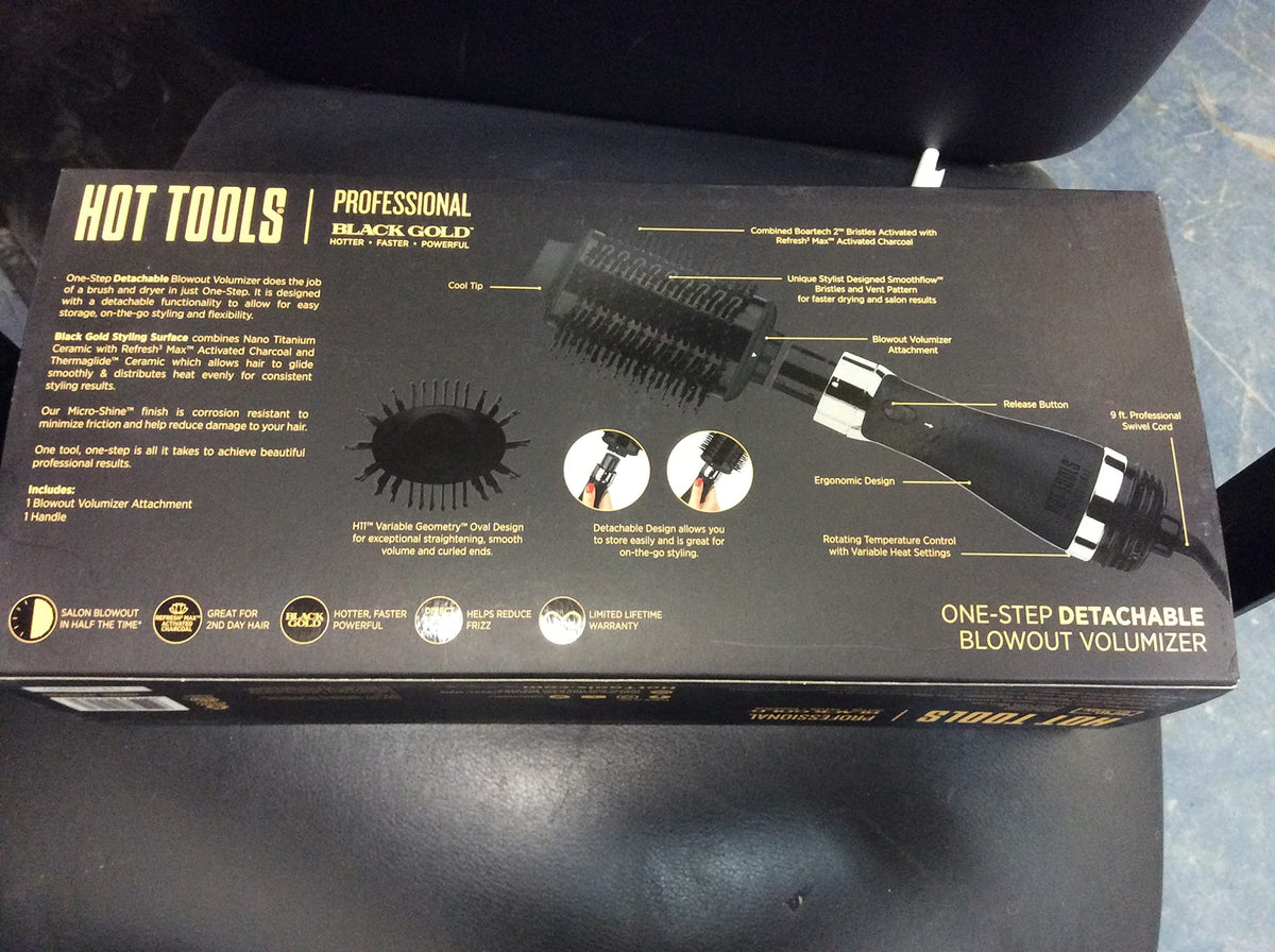 HOT TOOLS Boartech bristles glide through hair for gentle smoothing