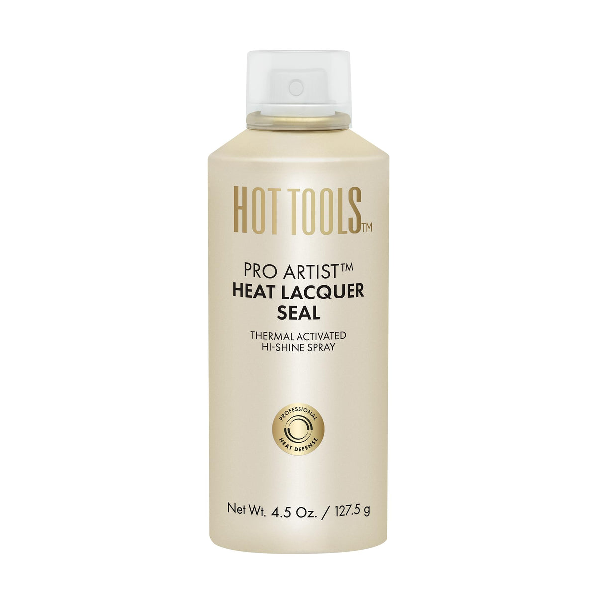 HOT TOOLS Heat Protectant bottle showing shine-boosting protection