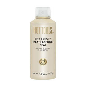 HOT TOOLS Heat Protectant bottle showing shine-boosting protection