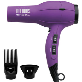 Hot Tools Pro Artist 1875W Turbo Ionic Dryer purple finish for frizz control.