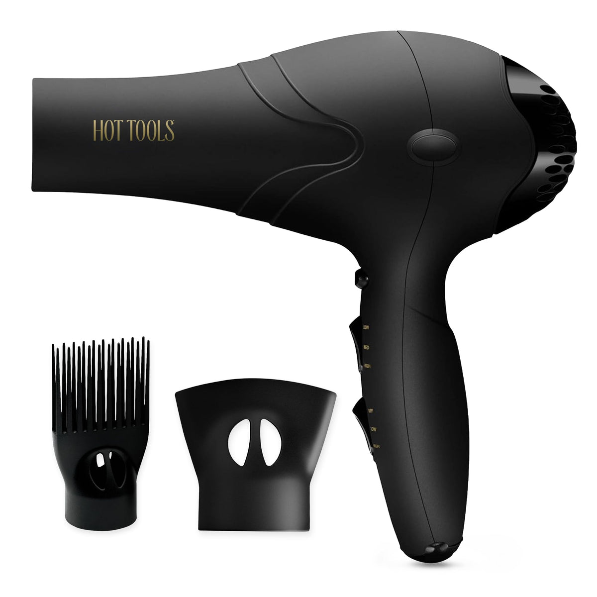 Hot Tools Pro Artist 2100 dryer front view for fast drying.