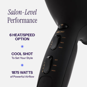 Hot Tools pik attachment helps straighten while styling.