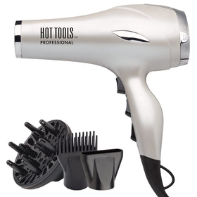 Hot Tools Pro Artist 2400 Turbo Hair Dryer front view delivers sleek salon results.