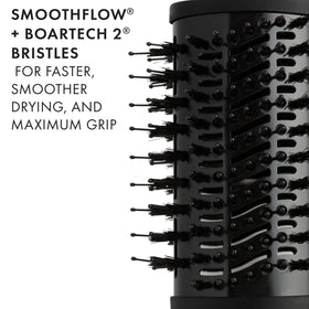 Hot Tools Pro Artist Black Gold boartech bristles with charcoal for gentle, smooth styling