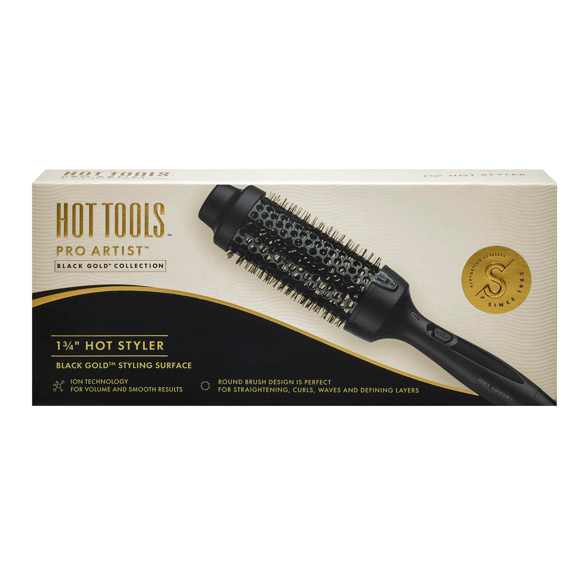 HOT TOOLS Pro Artist Black Gold Hot Styler includes lifetime-limited warranty registration guide.