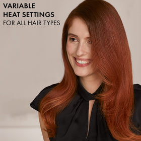Hot Tools Pro Artist ionic technology close-up highlighting frizz reduction
