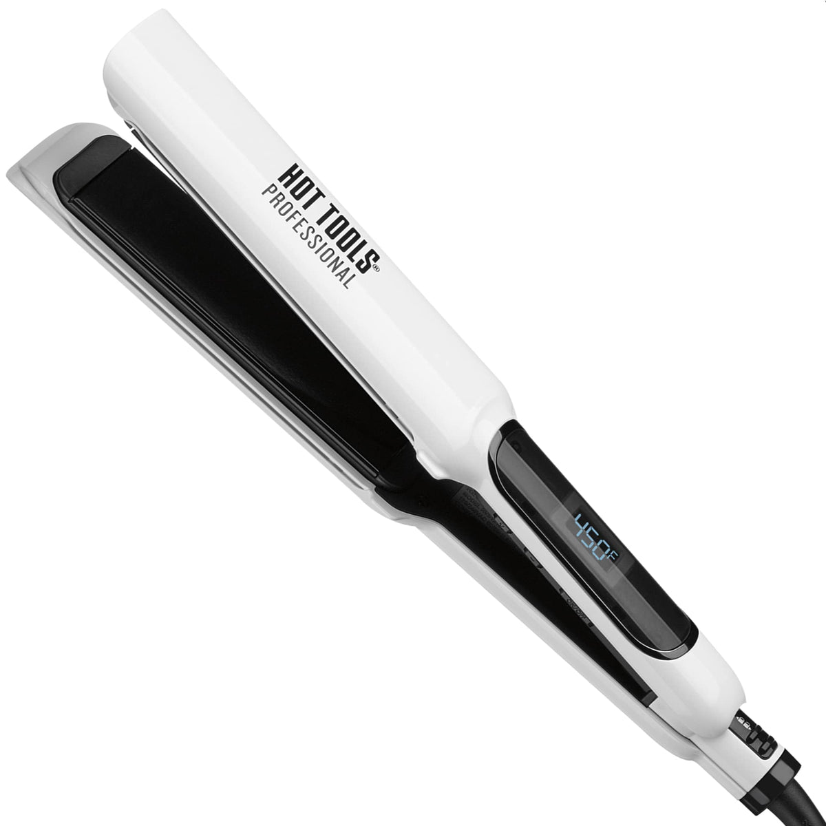 HOT TOOLS Pro Artist Nano Ceramic Straightener with long plates for fast, even styling.