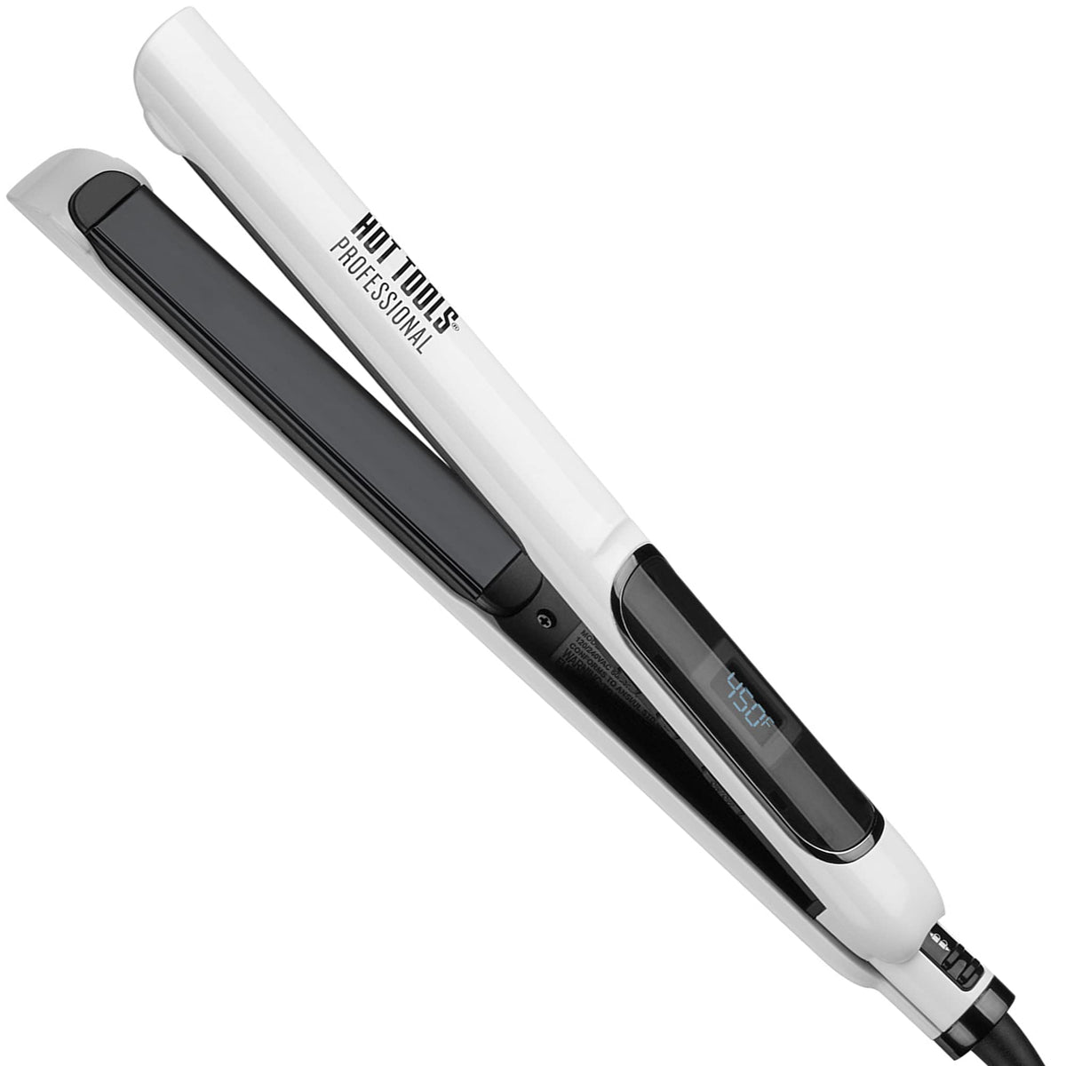 Hot Tools Pro Artist Nano Ceramic surface close-up for smooth, frizz-reducing styling