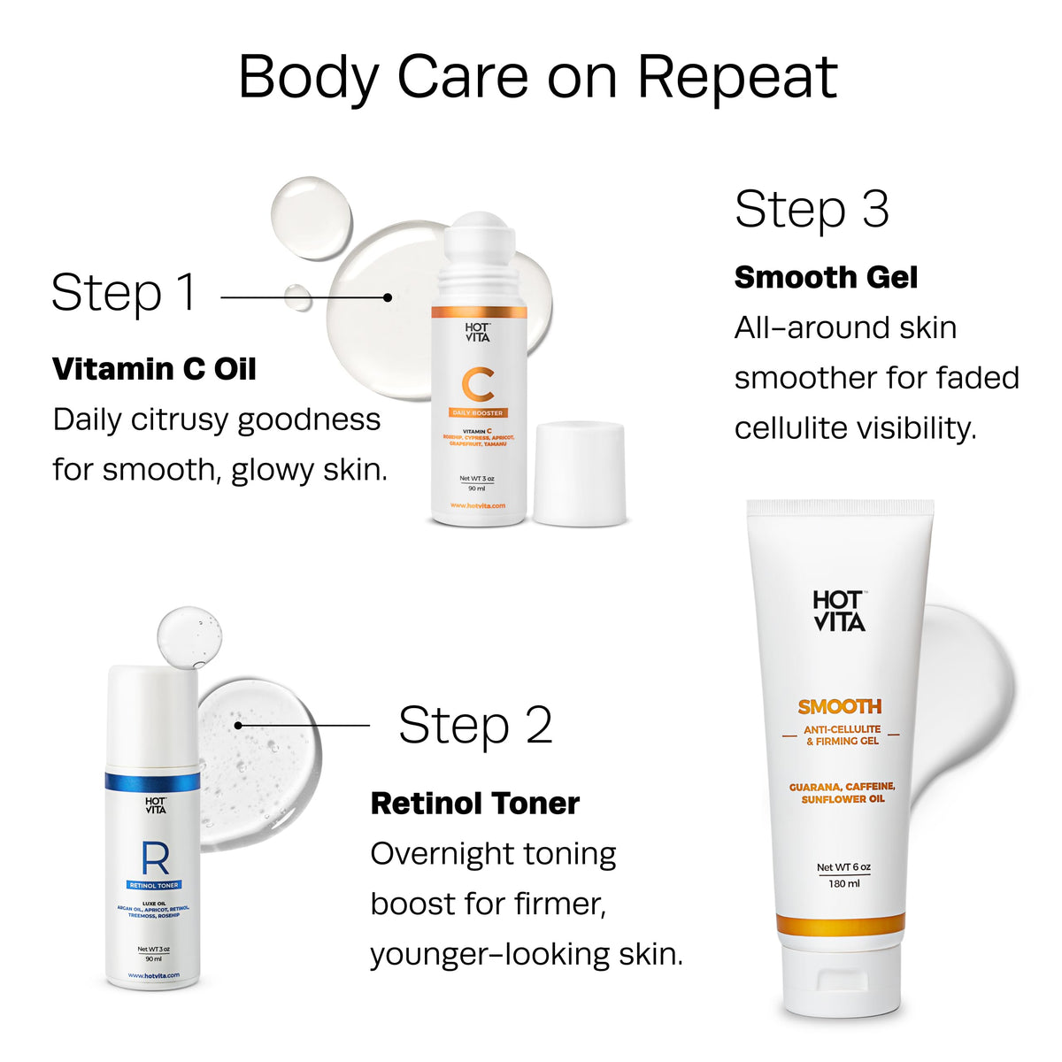 Hot Vita Retinol Roll-On for targeted application