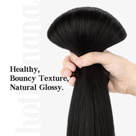 Hotbanana natural shine blends with your hair for a seamless look