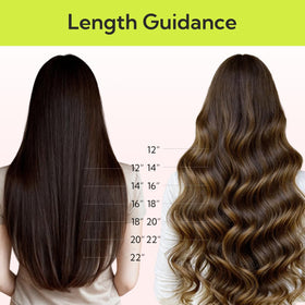 Hotbanana straight real human hair texture shown in close-up.