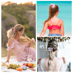 Hoteam easy-care satin scrunchies stay color-rich after washes