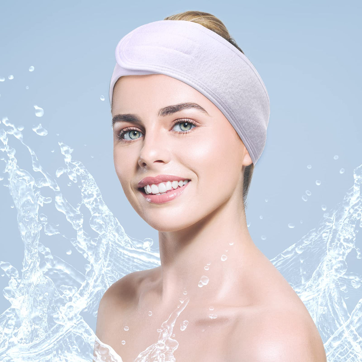 Hoteam headband adjustable strap easy to fit all head sizes.