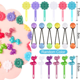 Hoteam self-hinge bow-design hair clip for easy, stylish outfits.