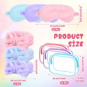 Hoteam plush eye mask pink: lightweight, comfortable coverage for at-home relaxation