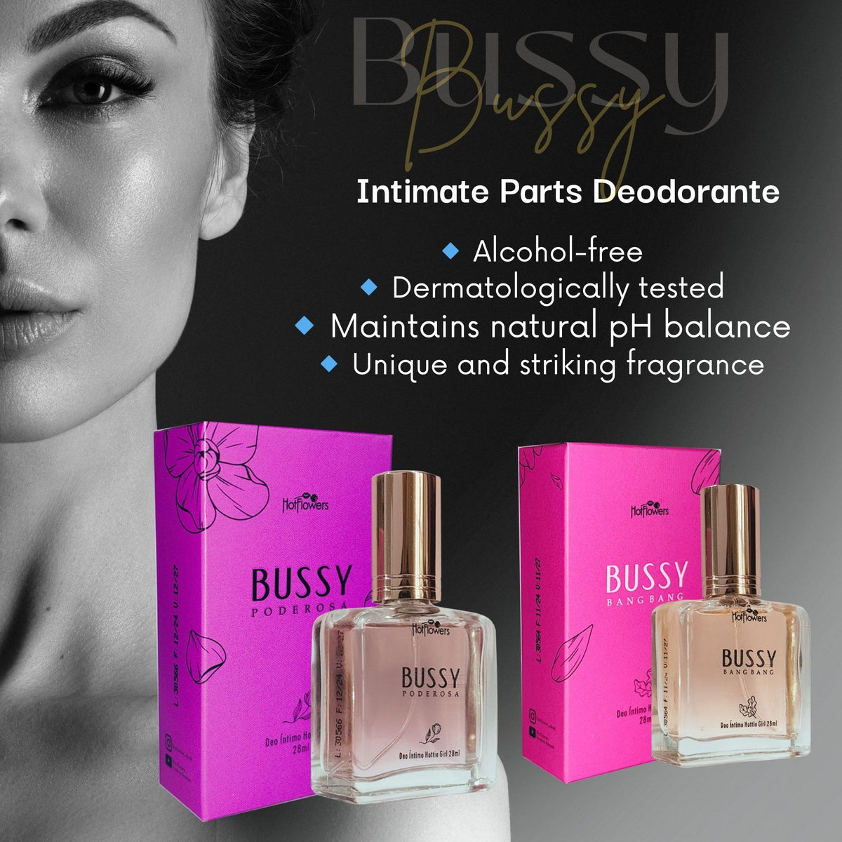 Hot Flowers Bussy Bang Bang skin feel soft and refreshed after application.