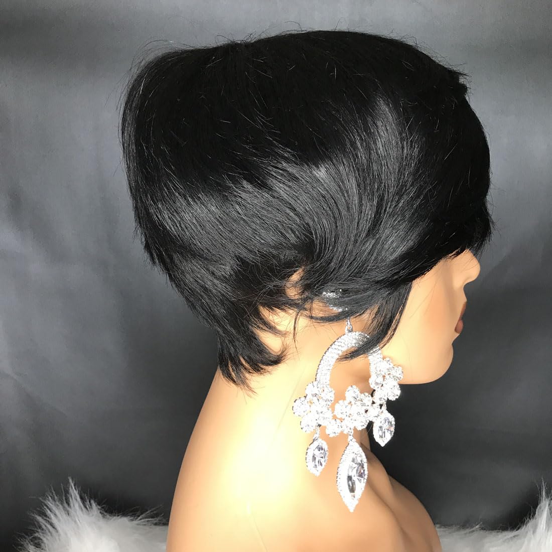 HOTKIS Pixie Cut Wig lightweight design ensures all-day breathable comfort.