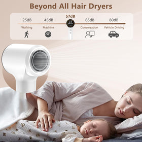 HOTLIFE Plasma Hair Dryer quick-drying use; suitable for all hair types.
