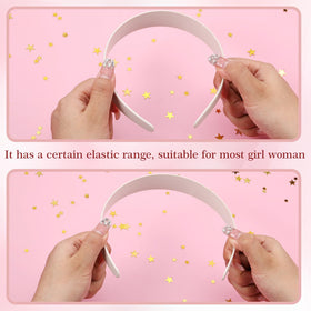 Hotop DIY craft headbands, versatile base for ribbons, beads, and flowers.