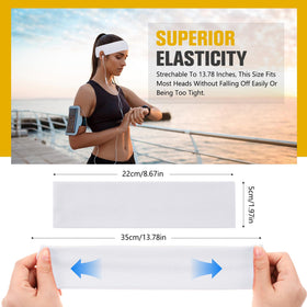 Hotop moisture-wicking polyester headbands keeping you cool and dry