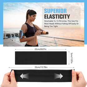 Hotop moisture-wicking yoga headbands keep you cool and dry