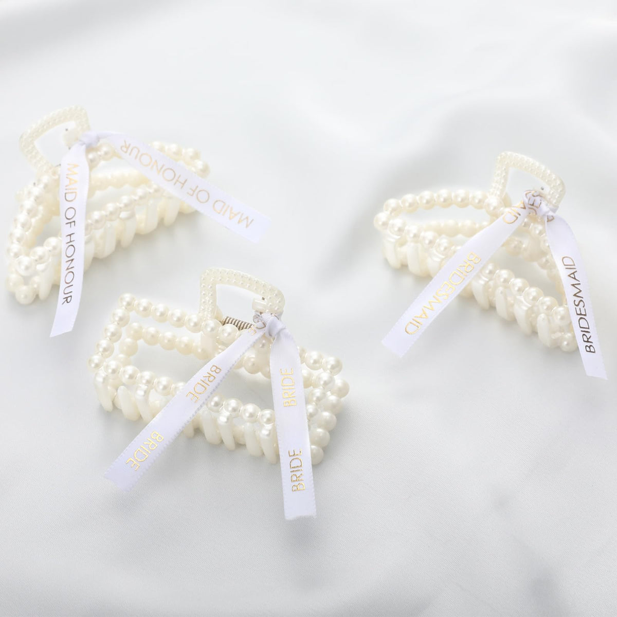 Hotop pearl clip 3-15 inch hair claw for wedding styling.