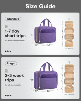 HOTOR travel toiletry bag with multiple pockets keeps cosmetics organized during trips