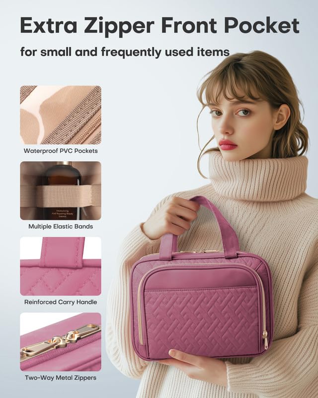 HOTOR travel toiletry bag size options help tailor for 1–7 days or longer trips.