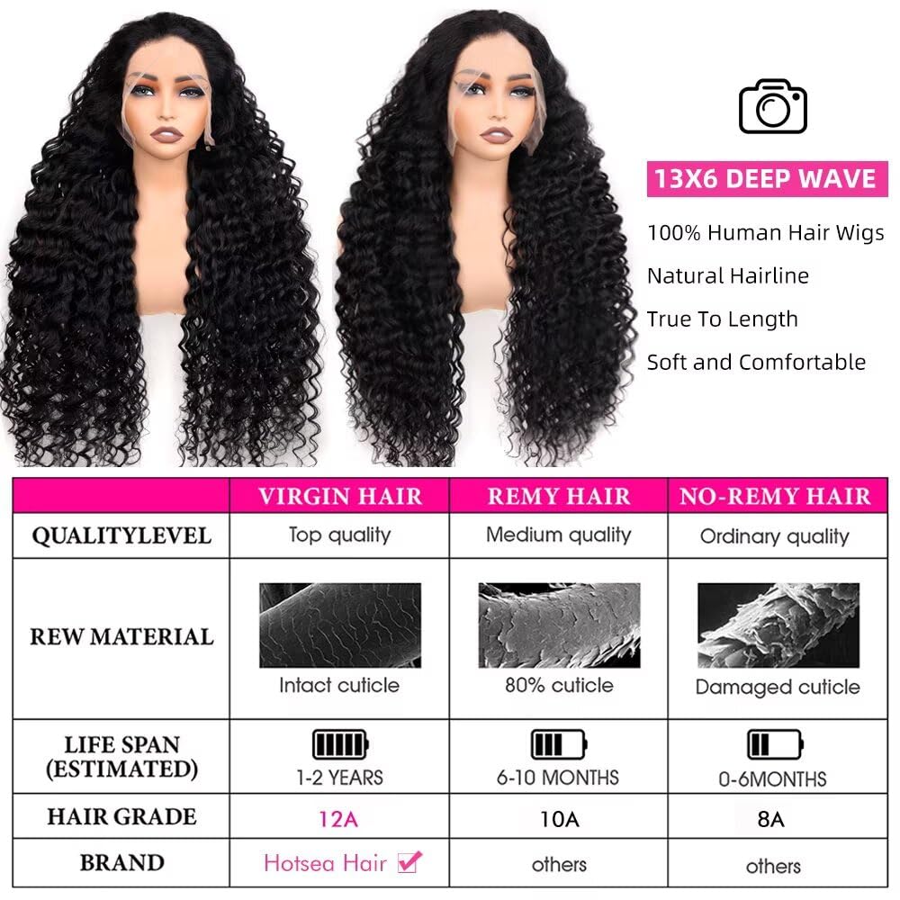 Hotsea lace-front wig with bleached knots blends across skin tones.