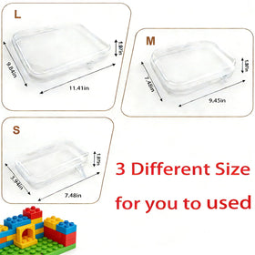 HOUPOUSEN clear hard shell case small for travel kits.
