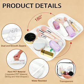 HOUPOUSEN waterproof diaper organizer keeps supplies dry.