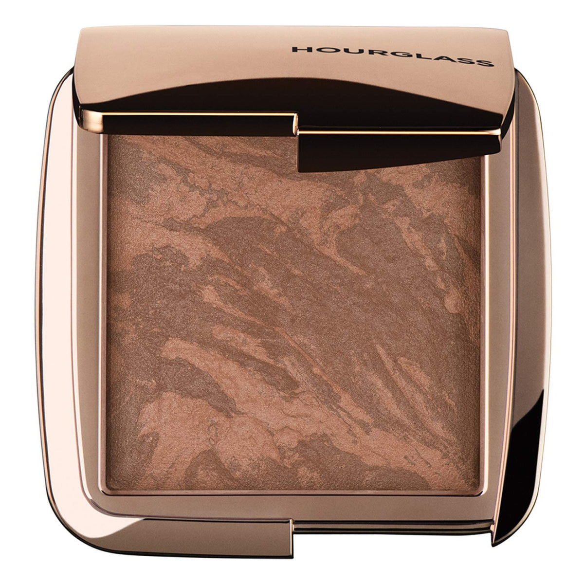 Hourglass Ambient Lighting Bronzer in Radiant Bronze Light for natural warmth and sculpted glow.