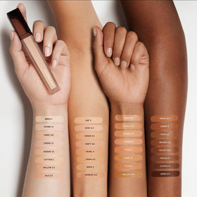 Hourglass Vanish Airbrush Concealer blemish-cover close-up shows even tone.