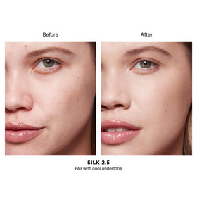 Hourglass Vanish Airbrush Concealer smooth-blend closeup for a soft-focus look.
