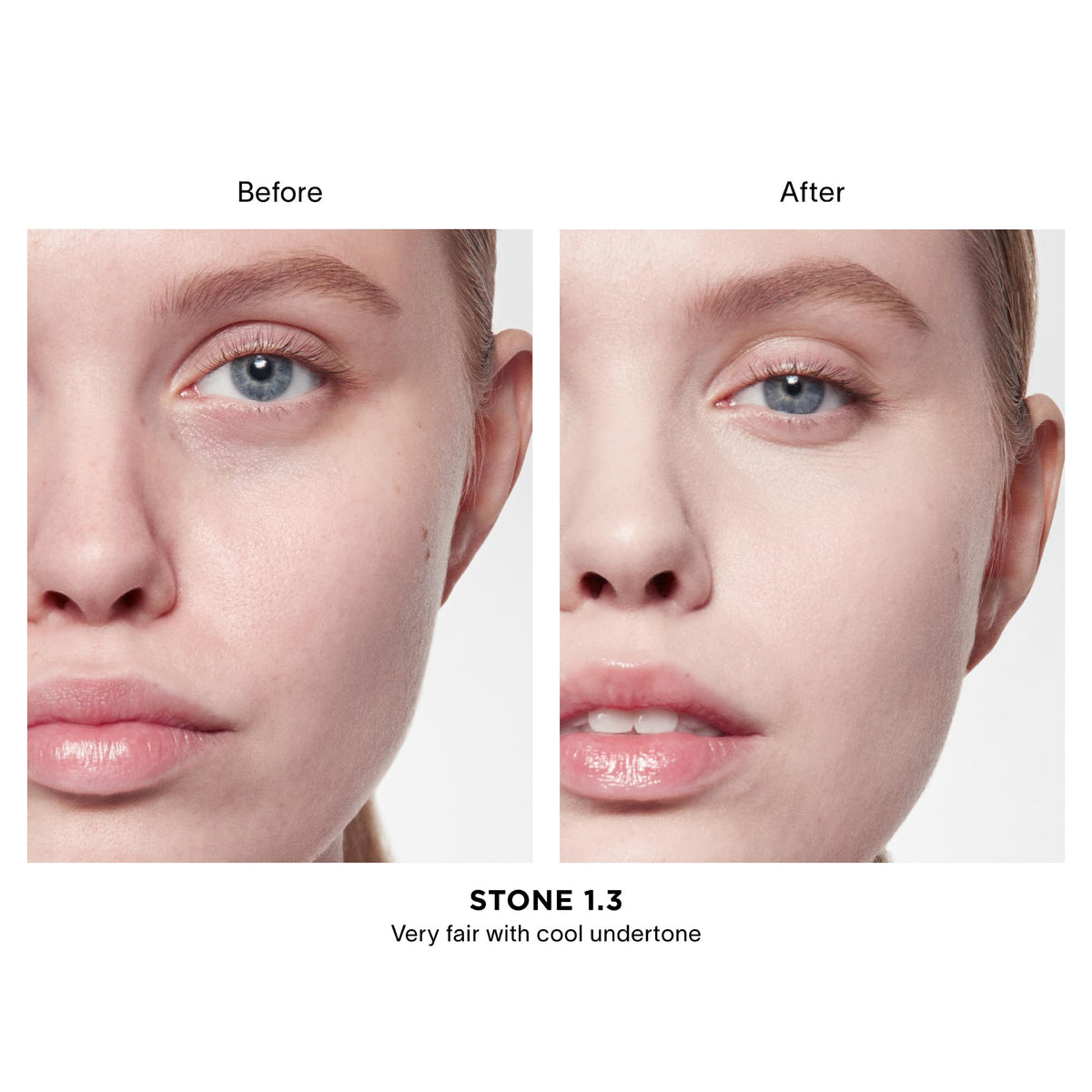 Hourglass Vanish Airbrush Concealer swatches showing true skin match.