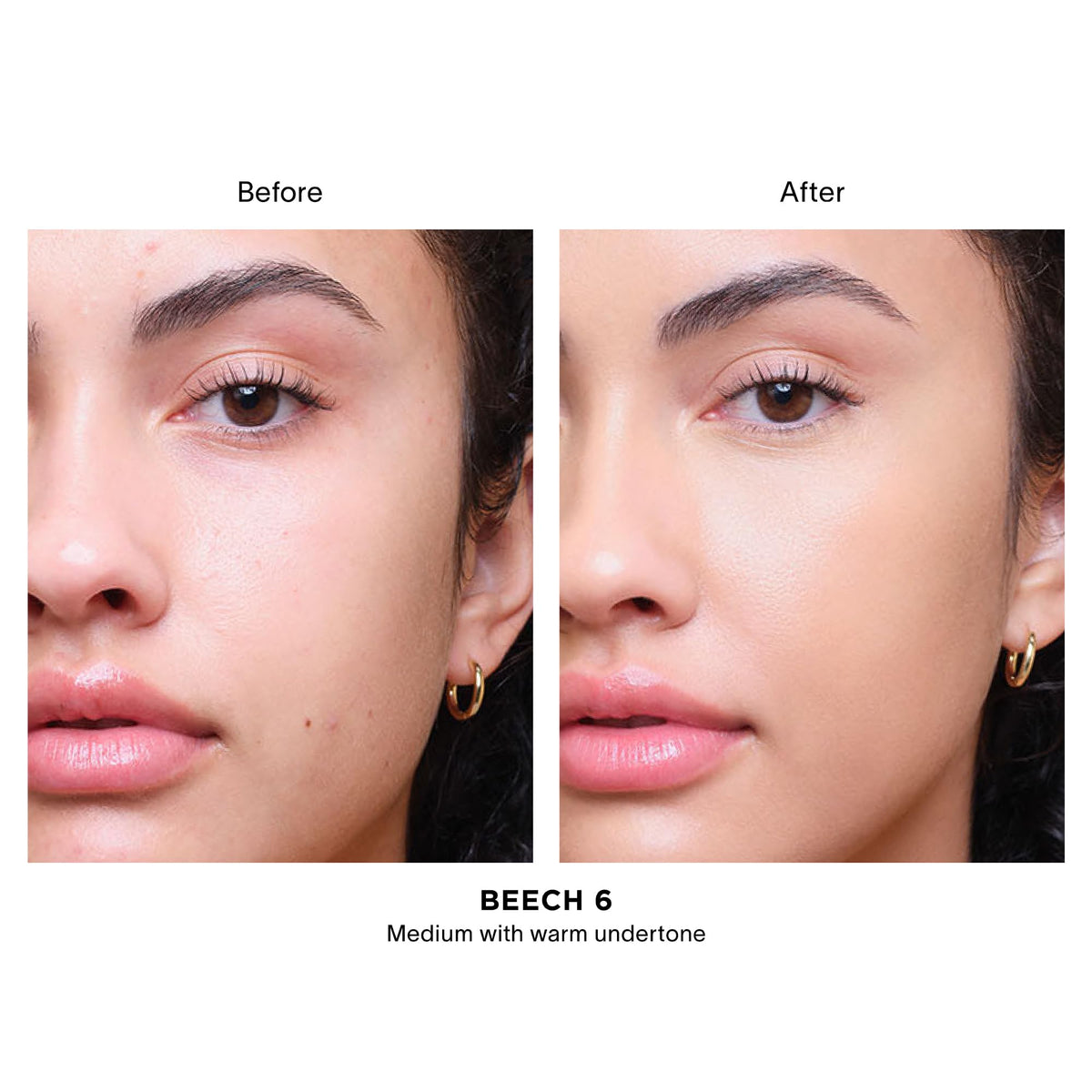 Hourglass Vanish Airbrush Concealer texture detail with soft focus powders