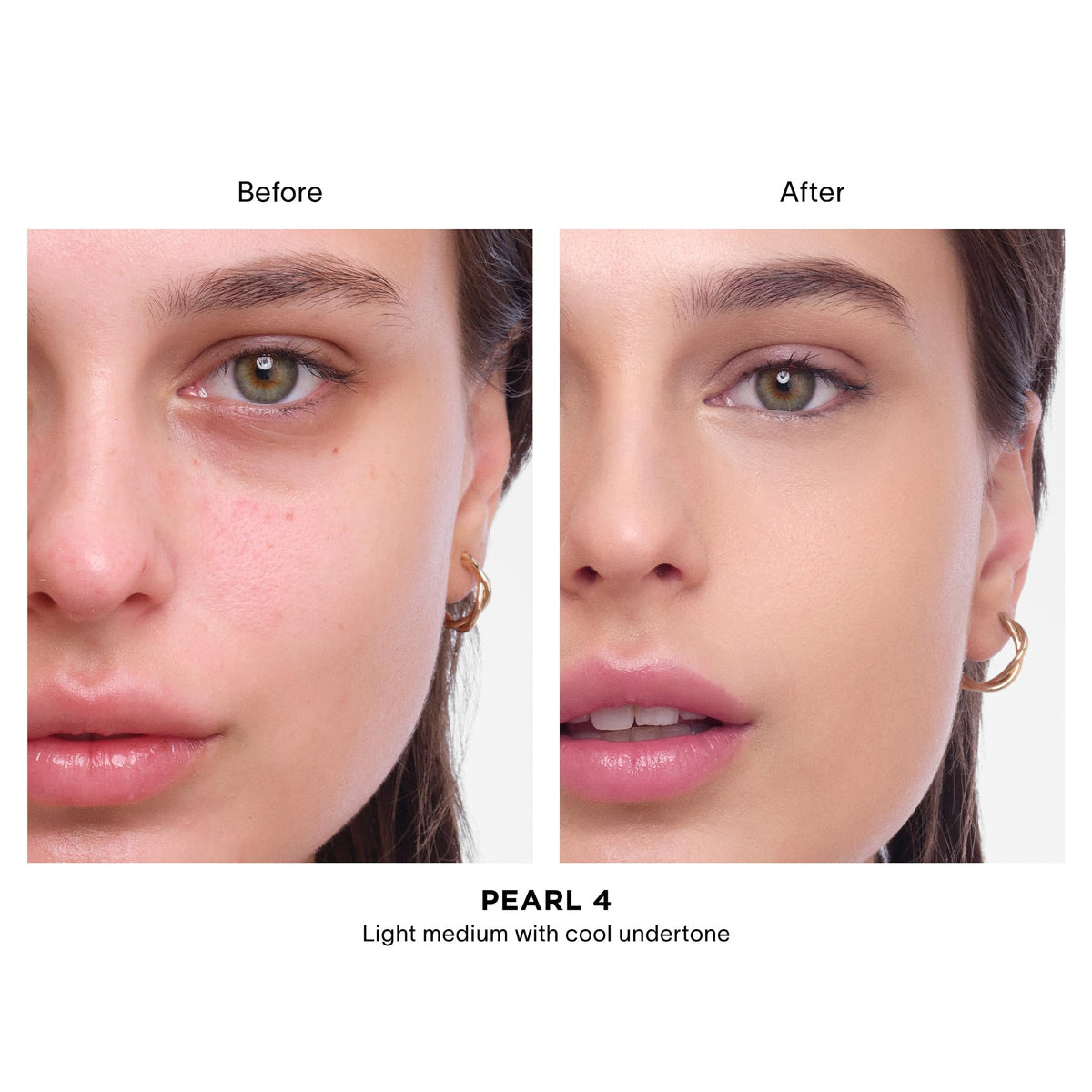Hourglass Vanish Airbrush Concealer texture on skin shows seamless blend.