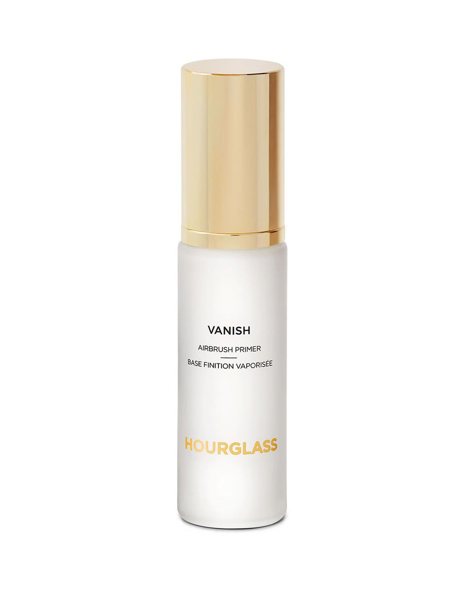 Hourglass Vanish Airbrush Primer with a soft-focus finish for a flawless base