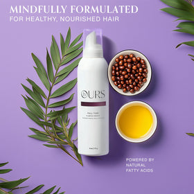 HOURS haircare Full-Time Plumping Mousse fragrance notes evoke a premium styling experience