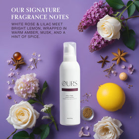 HOURS haircare Full-Time Plumping Mousse luxury ingredients signal premium performance and moisture