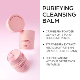 Removes makeup around eyes gently using House of Hur Purifying Balm.