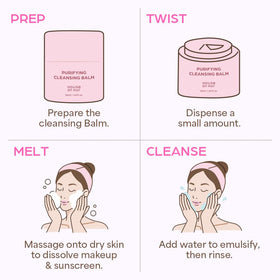 Travel-friendly jar for on-the-go cleansing with House of Hur Purifying Balm.