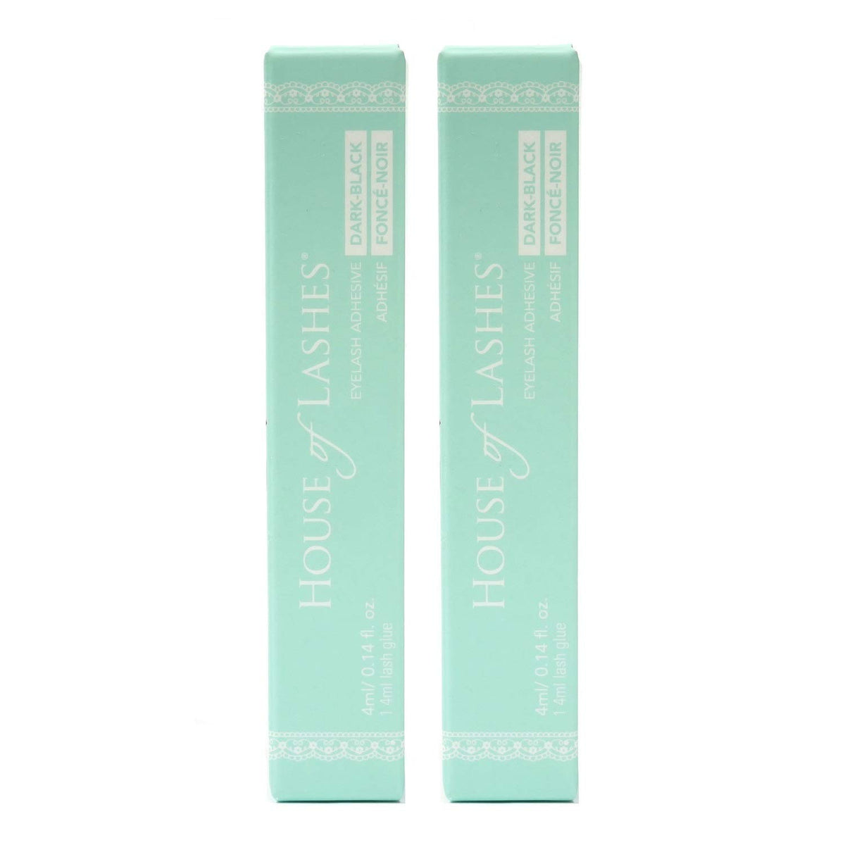 House of Lashes Dark Adhesive with easy-to-use applicator for precise lash placement.