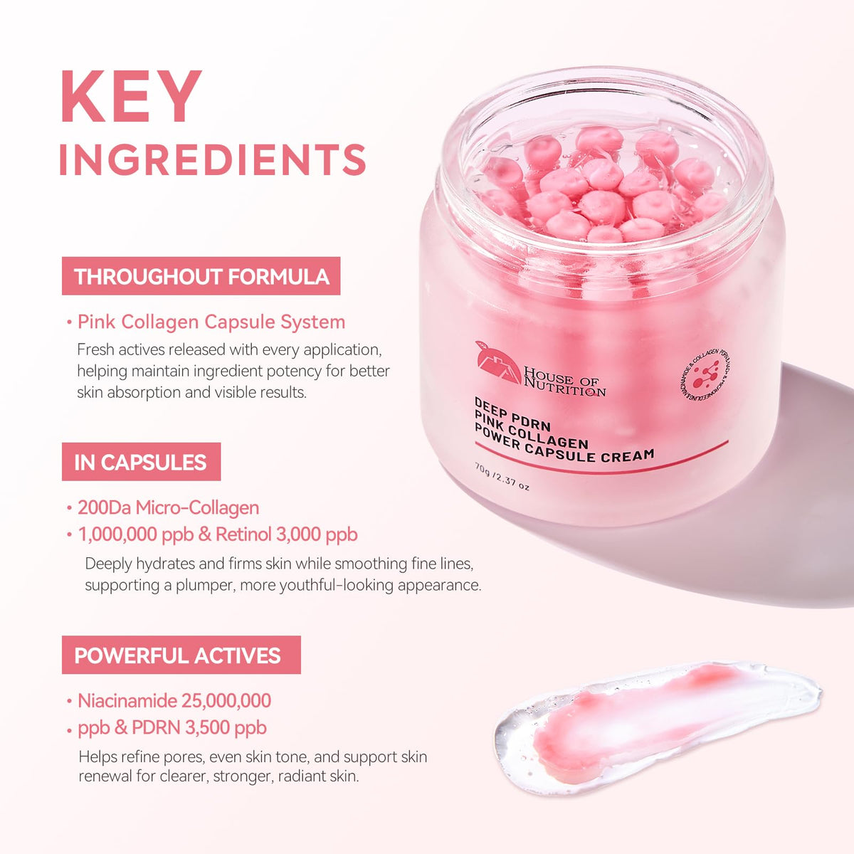 House of Nutrition 5 percent niacinamide barrier-cream close-up for brightening and balance