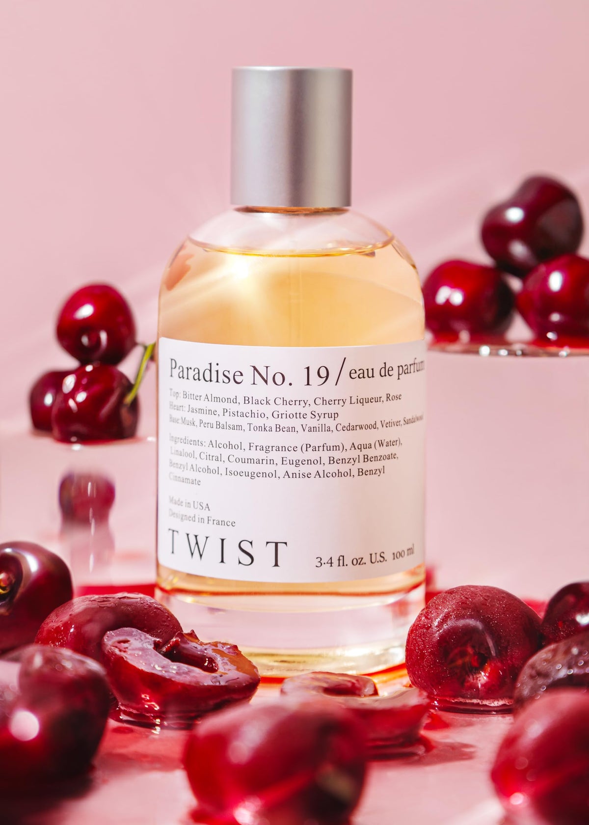 Paradise No. 19 amber floral notes with warm vanilla and musk.