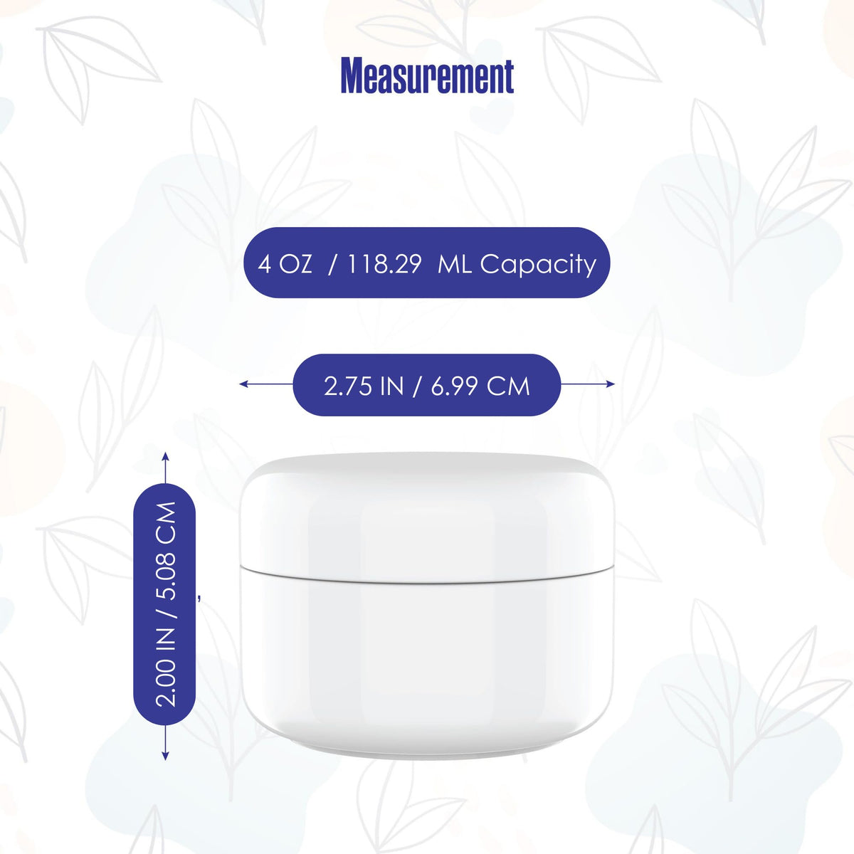 Houseables inner liner preserves moisture in the 4oz jar.