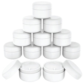 Houseables lotion jar with white lid shows airtight seal for travel.
